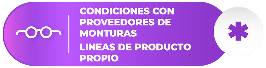 Condiciones con proveedores de monturas